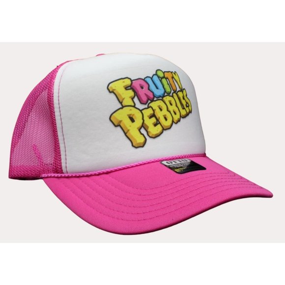Fruity Pebbles Hat |  Fruity Pebbles Trucker Hat Vintage Style - Picture 2 of 4